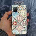Mobile Back Cover for Vivo Y21T - Floral Multicolor Phone Case. 