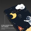 For LG K51 K51S Astronaut Cartoon Case Phone Cover Silicone Soft TPU Back Cover For LG K51 LGK51 Case Bumper For LG K 51 S Capas. 