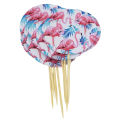 Flamingo Cupcake Toppers - 2.5 Inch - Flamingo Themed Party - Pink - Girls - Pack Of 10. 