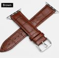 Apple Watch 44mm 45mm 49mm Ultra Watch Leather Strap Band for i-Watch Series 9 8 7 6 5 4 3 SE & Ultra Bands. 