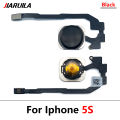 5Pcs，New For iPhone 6 6s 7 8 Plus 5s Fingerprint Sensor Home Return Key Menu Button Flex Ribbon Cable. 