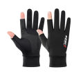 Outdoor Winter Fishing Gloves Waterproof Three Or Two Fingers Cut Anti-slip Climbing Keep Warm Hiking Camping Riding Gloves. 