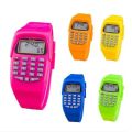 Student Calculator Digital Watch - Sports Watch For Kids - Silicone Date Lcd Electronic Multi-Purpose Wrist Watch. 