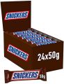 Snickers - Chocolate Candy Bars - 50 gm - Box of 24. 