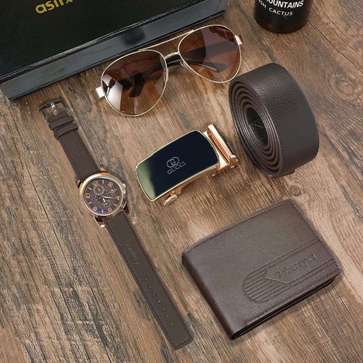 Premium%204%20in%201%20Leather%20Collection%20Gift%20Set%20for%20Men%20-%20Leather%20Wallet,%20Strap%20Watch,%20High-Quality%20Belt,%20Stylish%20Sunglasses%20with%20Premium%20Packing%20Box-%20Perfect%20Business%20Gift,%20Fashionable%20and%20Casual.%20-%20Image%203