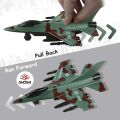 Airplane Toys Set Die Cast Metal Military Fighter Jets for Kids Boy Pullback Plane Model Pack of 4 - 5291. 