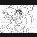 Superman Amazing 3D Colouring Book. 