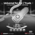 SIGMA Diamond Series – iPhone Single USB Car Charger 5S | Fast Charging | Compact Design | Smart IC | iOS Compatible. 