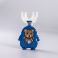 U-Shaped Toothbrush Four Bears Full Coverage Large Soft Silicone Brush Head Full Mouth Toothbrush for Children. 