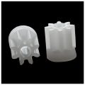 30Pcs 0.5 Modulus 8 Teeth Plastic Gear Cog for 2mm Toy Car Motor Shaft. 