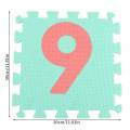 Kids Play Mat ABC Mat A to Z 26 Pieces and Number Mat 0 to 9 10 Pieces Foam Floor Mat 1ft x 1ft. 