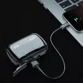 TWS Wireless M10 Earbuds with Touch Control LED Power Display - 3500MAH Power Bank - In Ear Earbuds. 