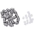 20 Pcs Copper 5mm Light Emitting Diode LED Holder Mount Panel Display. 