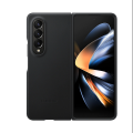 Samsung Galaxy Z Fold 4 Leather Cover Black. 