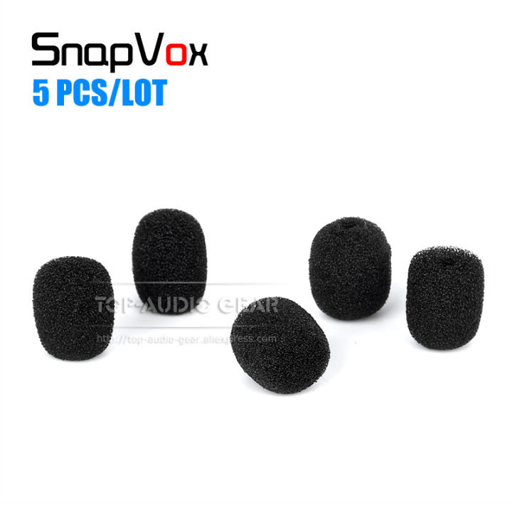 【Nine Dan Store】Windscreen Headset Microphone Sponge Foam For SENNHEISER HSP 2 ESSENTIAL BLACK BEIGE Earset Mic Windshield