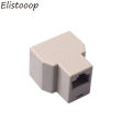 3Pcs 1 To 2 Way LAN Ethernet Network Cable RJ45 Female Splitter Connector Adapter. 