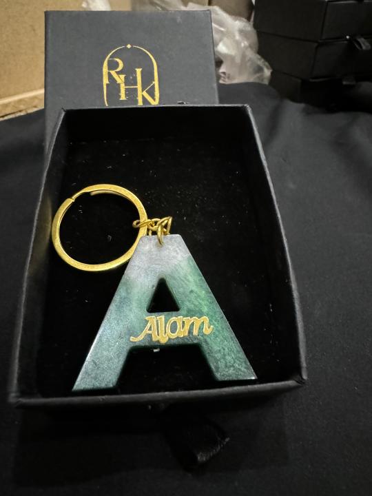 Customised Alphabet Key chain | Daraz.pk