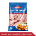 Fresh Street Cod Fish Fingers - Frozen Fish Snacks, 500g. 