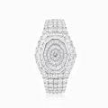 ZOCA Luxury Replica Full Diamond Watch for Woman Quartz Watches for Wrist. 