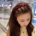 Enacolor Korea Fashion Red Fish Braided Hair Band Female Ins Student Birthday Gift for gf. 