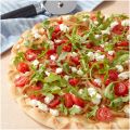 Ibrahim Mall 9 inch round shape Pizza Pan NonStick Carbon Steel Baking Pan, DIY Air Frayer Mould Accessories, Dishes Trays, Microwave Oven, Kitchen tools and Accessories, Pizza Maker Plate, Molding Pot. 