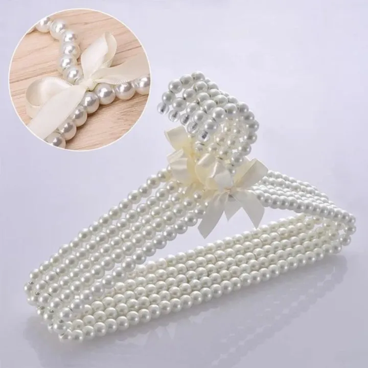 5%20Piece%20Pearl%20Clothe%20Hanger%20Pearl%20Beads%20hanger%20Dress%20Hanger%20%20Fancy%20Hanger%20For%20Female's%20Fancy%20Dress%20-%20Image%202
