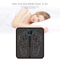 EMS Foot Massager Microcurrent Pulse Pain Relief Massager Mat Portable Folding Feet Massage Pad Machine Promotes Blood Circulation, Relaxation, Stress Relief, Muscle Pain Relief at Home or Office ( 8 Modes , 19 Intensity Levels ). 