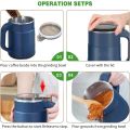 MS   Household Small Powder Grinding Machine, Electric Mini Spice Grinder Add 5 Blades, 304 Stainless Steel Grinding Fine Powder for All Kinds of Grains, Condiments, Coffee Beans. 