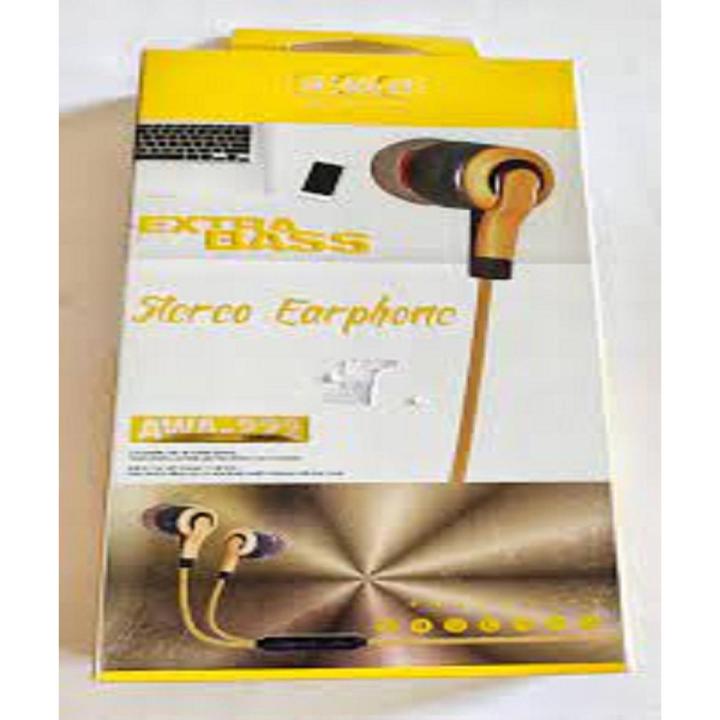 AWA EXTRA BASS STEREO EARPHONE AWA-222