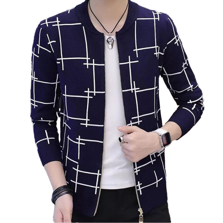 Blue%20Lining%20Printed%20Zipper%20Jacket:%20Elevate%20Your%20Outerwear%20Game%20with%20a%20Pop%20of%20Style%20front%20open,%20Premium%20quality%20-%20Image%202