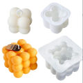 Buy One Get Free One Cube Candle Mold/ Bubble Candle Mould  /3D Bubble Silicone/ Mold  Soap Molds  / Mini Bubble Mold. 