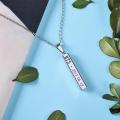 BTS Pendant Kpop Member Name Fashion Bar Necklace Jewelry. 
