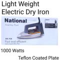 400 watts 1.8 amp Iron / Electroginal Home Electric Deluxe Dry Iron Light weight Good  Quality 1000 watts. 