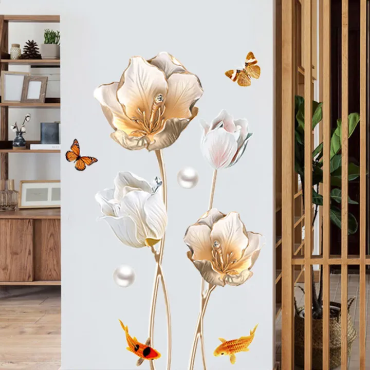 3D%20Gold%20Flower%20Wall%20Stickers,%20Unique%20wall%20papers,%20wall%20decor,%20Self%20adhesive%20wall%20stickers,%20home%20Decals,%20Wall%20Art%20-%20Image%207