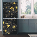 Refrigerator full stickers waterproof oil-proof decorative stickers fridge Decorative Self Adhesive Kitchen Decor 007. 