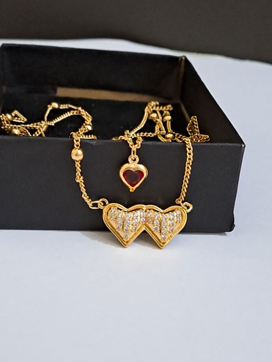 Double Chain Locket Set