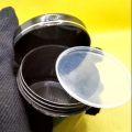 Pack of 3 Empty Cosmetic Containers Cream Pot Jar Refillable Plastic Jar 100 gm. 