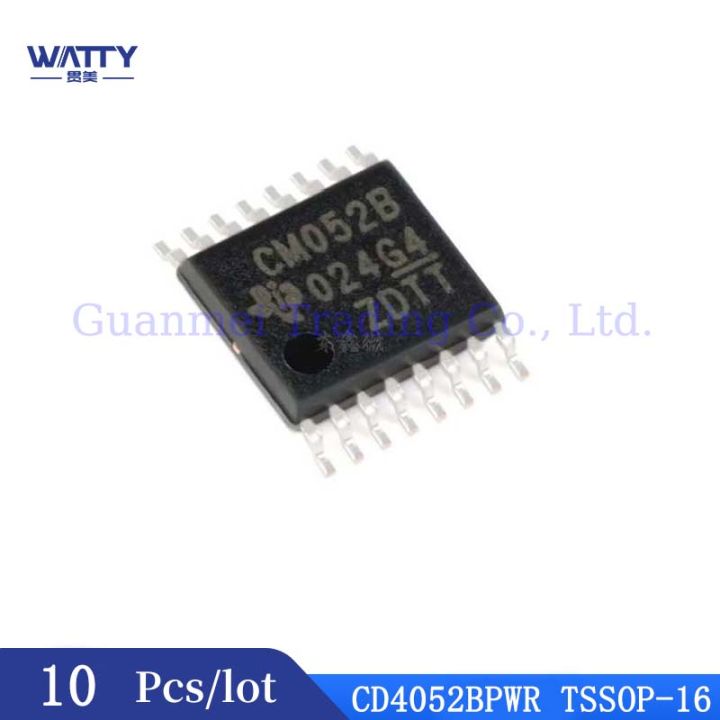 10 Pcs/Lot CD4052BPWR CM052B TSSOP-16 Analog Switch Logic Chip Circuitry Part