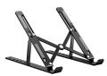 Top Selling Foldable Height Adjustable Plastic Laptop Stand Holder Overheat Protection Portable Desktop Holder Compatible for All Laptops. 