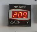 Digital panel volt meter. 