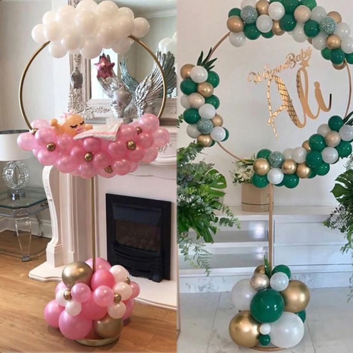 Round balloon arch balloons crown ring for wedding decoration baby ...