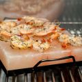 Free 500g pink salt, Natural Himalayan Rock Salt Block Cooking Plate 30*20*4.5CM for Cooking Grilling, Cutting and Serving, Food Grade Salt with Metal Steel Tray/kitSet. 