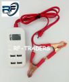 12V DC Solar Mobile Phone Charger 2A with 4 USB Ports and Micro USB & Nokia Mini Pin. 
