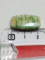Pack of 40gms Beads, Green Rounded Rectangle Acrylic Marble Plastic Beads For DIY Jewelry Making, Jewelry, DIY, Dresses And Crafting Accessories.. 