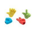 5pcs/lot Finger Gesture Eraser Pencil Top DIY Rubber Eraser Student Children School Supplies. 
