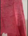 Pink embroidered Pashmina Stole. 