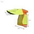 Hard Hat Shade/ Neck / High Visibility Lightweight Breathable with Reflective Strip/ Neck Shade Mesh Neck Cover. 