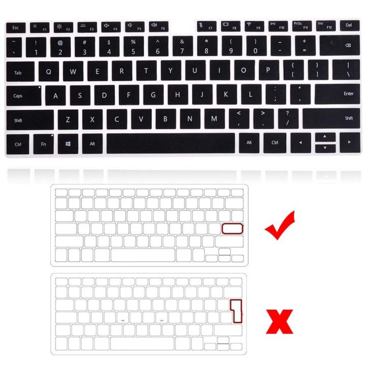 Huawei MateBook 14/D14/D15/X 2020/X Pro 13.9/honor MagicBook 14/15/pro 16.1 laptop keyboard cover black protecter film