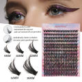 Diy Lash Extension Kit,Cluster Eyelash Extension Kit,Individual Lashes Kit, Lash Glue and Lash Applicator. 