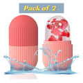 Silicone Ice Roller, Beauty Ice Cube Roller Massager for Face, Neck, Eyes & Cryotherapy, Ice Cube Roller Massager, Ice Roller For Face, Skin Care Tools for Collagen Regrowth, Tone Skin, Under Eye Dark Circle, Skin Strengthening, De-Puff The Eye Area.. 